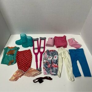 MY LIFE AS 18” dollars clothes lot mermaid tail fits American girl dolls